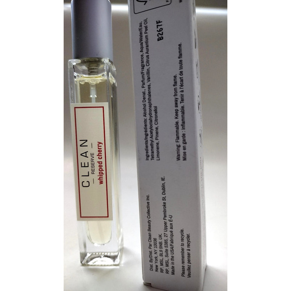 Clean Reserve Whipped Cherry Eau de Parfum Travel Spray 0.34 Fl Oz NEW - Picture 3 of 5